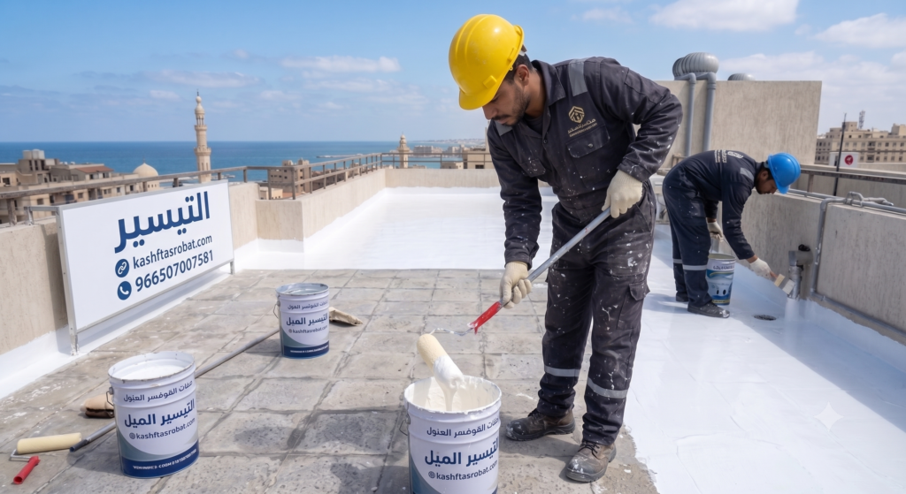 ارخص شركة عزل اسطح فوق البلاط