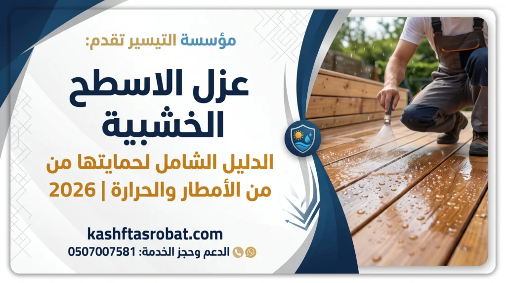 عزل الاسطح الخشبية