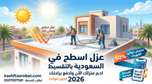 عزل اسطح في السعودية بالتقسيط