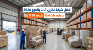 أفضل شركة تخزين اثاث بالخرج